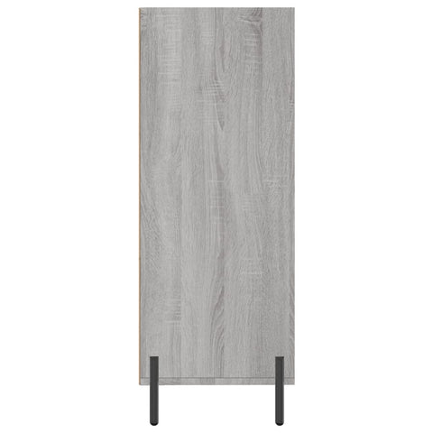 vidaxL Shelf Cabinet Grey Sonoma 69.5x32.5x90 cm Engineered Wood