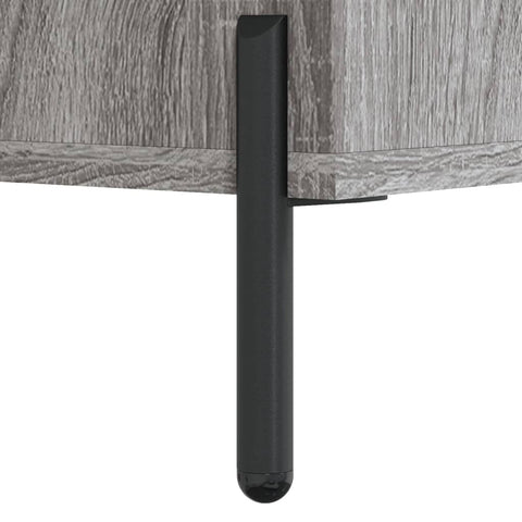 vidaxL Shelf Cabinet Grey Sonoma 69.5x32.5x90 cm Engineered Wood