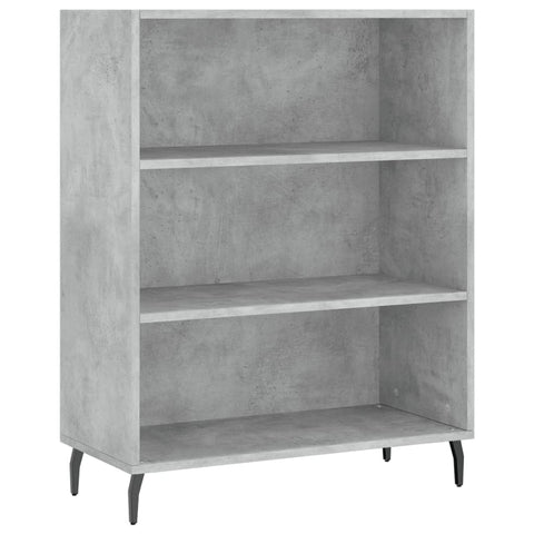 vidaxL Shelf Cabinet Concrete Grey 69.5x32.5x90 cm Engineered Wood