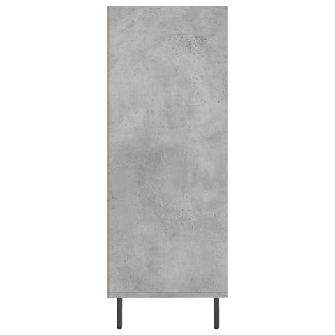 vidaxL Shelf Cabinet Concrete Grey 69.5x32.5x90 cm Engineered Wood