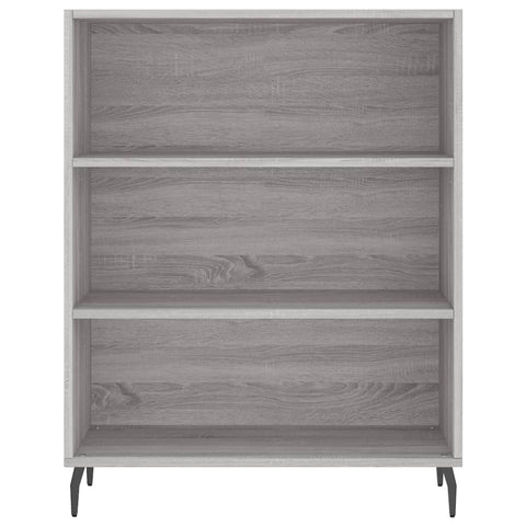 vidaxL Shelf Cabinet Grey Sonoma 69.5x32.5x90 cm Engineered Wood