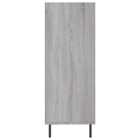 vidaxL Shelf Cabinet Grey Sonoma 69.5x32.5x90 cm Engineered Wood