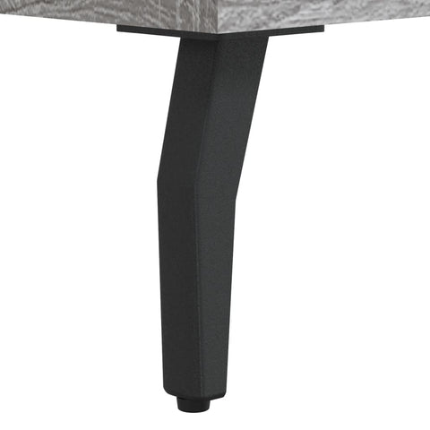 vidaxL Shelf Cabinet Grey Sonoma 69.5x32.5x90 cm Engineered Wood