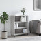 vidaxL Shelf Cabinet Grey Sonoma 69.5x32.5x90 cm Engineered Wood