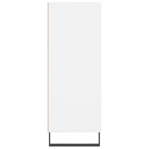 vidaxL Shelf Cabinet White 69.5x32.5x90 cm Engineered Wood