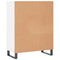 vidaxL Shelf Cabinet White 69.5x32.5x90 cm Engineered Wood