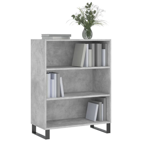 vidaxL Shelf Cabinet Concrete Grey 69.5x32.5x90 cm Engineered Wood