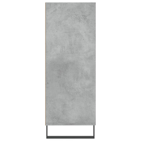 vidaxL Shelf Cabinet Concrete Grey 69.5x32.5x90 cm Engineered Wood