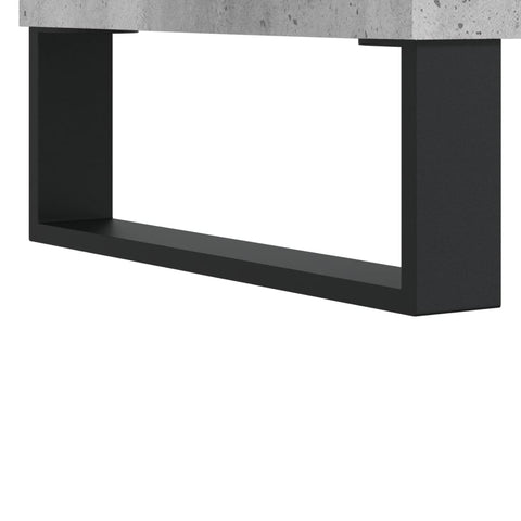 vidaxL Shelf Cabinet Concrete Grey 69.5x32.5x90 cm Engineered Wood