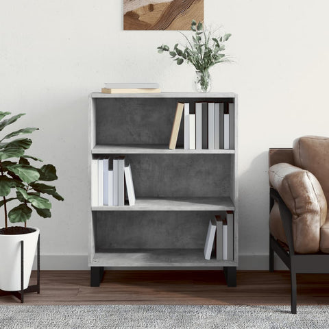 vidaxL Shelf Cabinet Concrete Grey 69.5x32.5x90 cm Engineered Wood