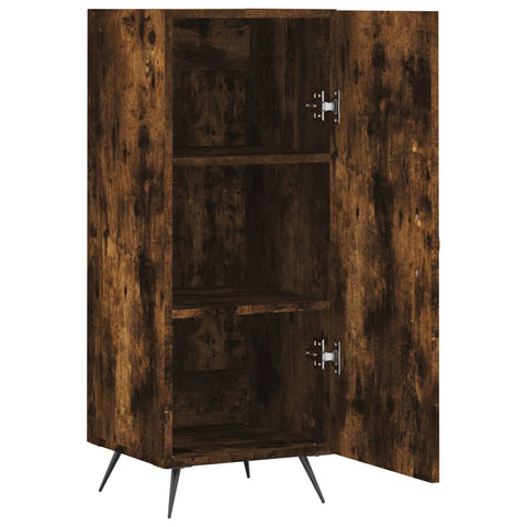 vidaXL Sideboard Smoked Oak 34.5x34x90 cm Engineered Wood