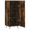vidaXL Sideboard Smoked Oak 34.5x34x90 cm Engineered Wood
