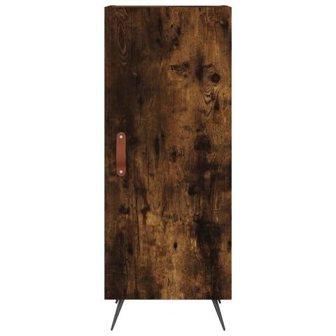 vidaXL Sideboard Smoked Oak 34.5x34x90 cm Engineered Wood