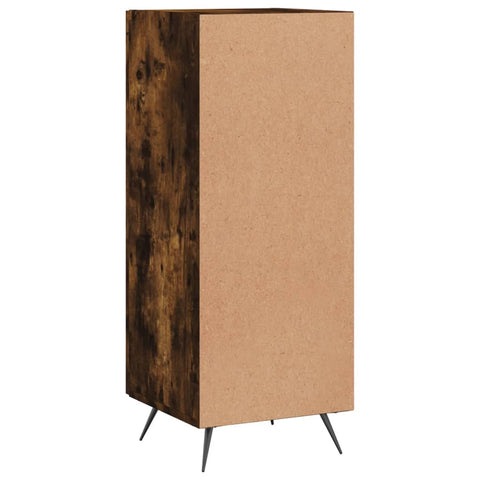 vidaXL Sideboard Smoked Oak 34.5x34x90 cm Engineered Wood