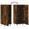 vidaXL Sideboard Smoked Oak 34.5x34x90 cm Engineered Wood