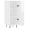 vidaXL Sideboard High Gloss White 34.5x34x90 cm Engineered Wood