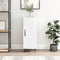 vidaXL Sideboard High Gloss White 34.5x34x90 cm Engineered Wood