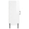 vidaXL Sideboard High Gloss White 34.5x34x90 cm Engineered Wood