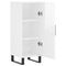 vidaXL Sideboard High Gloss White 34.5x34x90 cm Engineered Wood