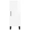 vidaXL Sideboard High Gloss White 34.5x34x90 cm Engineered Wood