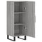 vidaXL Sideboard Grey Sonoma 34.5x34x90 cm Engineered Wood