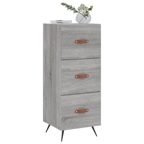 vidaXL Sideboard Grey Sonoma 34.5x34x90 cm Engineered Wood