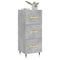 vidaXL Sideboard Concrete Grey 34.5x34x90 cm Engineered Wood