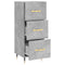 vidaXL Sideboard Concrete Grey 34.5x34x90 cm Engineered Wood