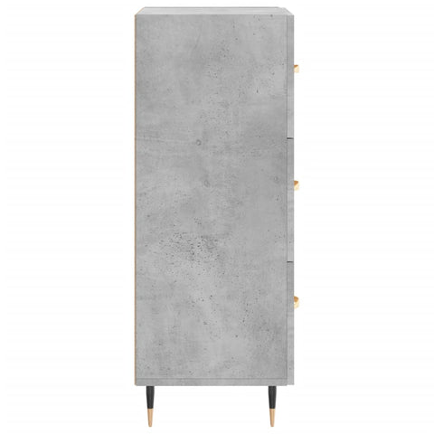 vidaXL Sideboard Concrete Grey 34.5x34x90 cm Engineered Wood