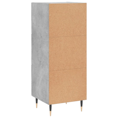 vidaXL Sideboard Concrete Grey 34.5x34x90 cm Engineered Wood