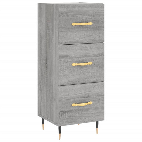 vidaXL Sideboard Grey Sonoma 34.5x34x90 cm Engineered Wood