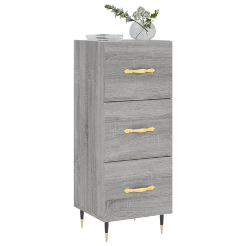 vidaXL Sideboard Grey Sonoma 34.5x34x90 cm Engineered Wood