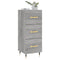vidaXL Sideboard Grey Sonoma 34.5x34x90 cm Engineered Wood