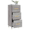 vidaXL Sideboard Grey Sonoma 34.5x34x90 cm Engineered Wood