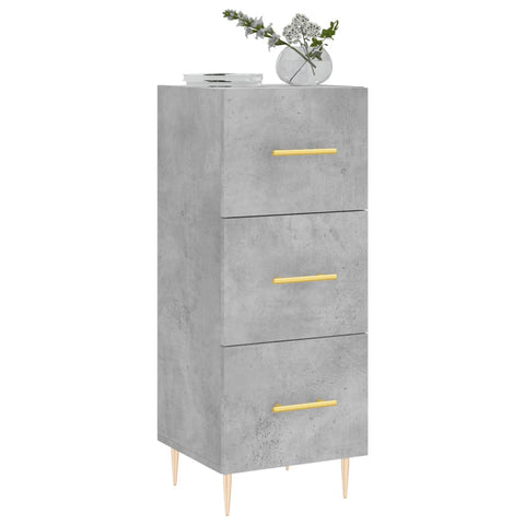 vidaXL Sideboard Concrete Grey 34.5x34x90 cm Engineered Wood