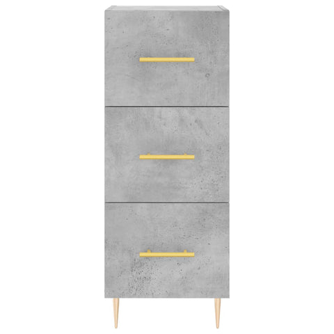 vidaXL Sideboard Concrete Grey 34.5x34x90 cm Engineered Wood