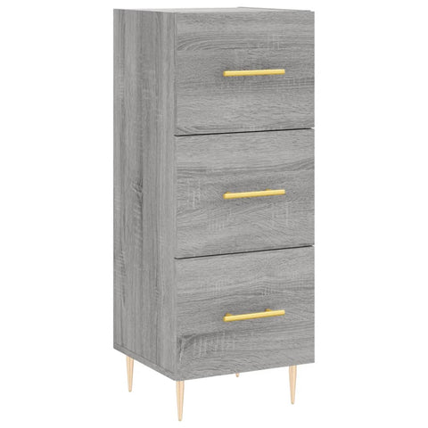 vidaXL Sideboard Grey Sonoma 34.5x34x90 cm Engineered Wood