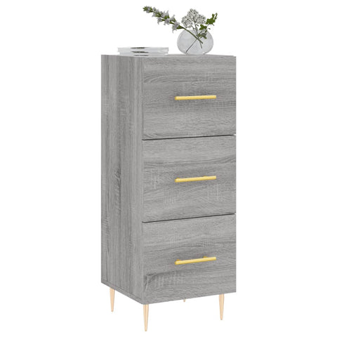 vidaXL Sideboard Grey Sonoma 34.5x34x90 cm Engineered Wood