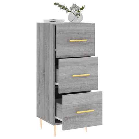 vidaXL Sideboard Grey Sonoma 34.5x34x90 cm Engineered Wood