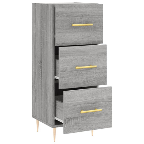 vidaXL Sideboard Grey Sonoma 34.5x34x90 cm Engineered Wood