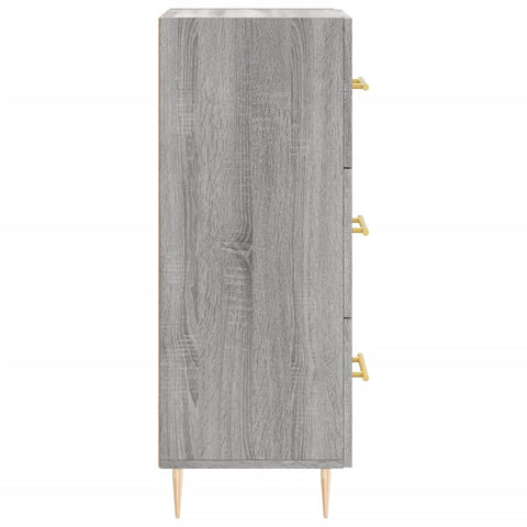 vidaXL Sideboard Grey Sonoma 34.5x34x90 cm Engineered Wood