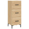 vidaXL Sideboard Sonoma Oak 34.5x34x90 cm Engineered Wood