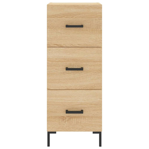 vidaXL Sideboard Sonoma Oak 34.5x34x90 cm Engineered Wood