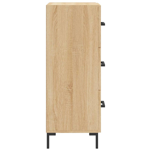 vidaXL Sideboard Sonoma Oak 34.5x34x90 cm Engineered Wood