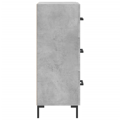 vidaXL Sideboard Concrete Grey 34.5x34x90 cm Engineered Wood