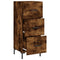vidaXL Sideboard Smoked Oak 34.5x34x90 cm Engineered Wood