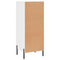 vidaXL Sideboard High Gloss White 34.5x34x90 cm Engineered Wood