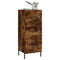vidaXL Sideboard Smoked Oak 34.5x34x90 cm Engineered Wood