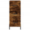 vidaXL Sideboard Smoked Oak 34.5x34x90 cm Engineered Wood