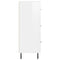 vidaXL Sideboard High Gloss White 34.5x34x90 cm Engineered Wood